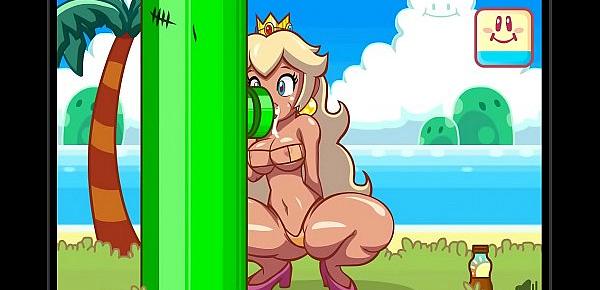  Princess Peach Blowjob - Summer Pipe Work PornHentai Game